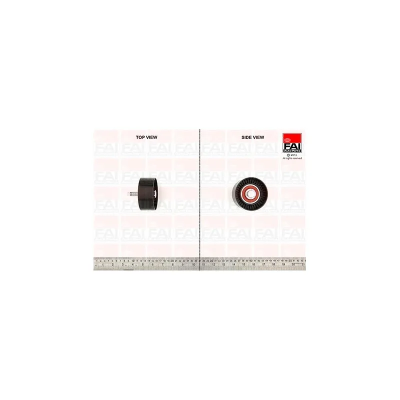 Poulie renvoi/transmission, courroie de distribution FAI AutoParts T1018
