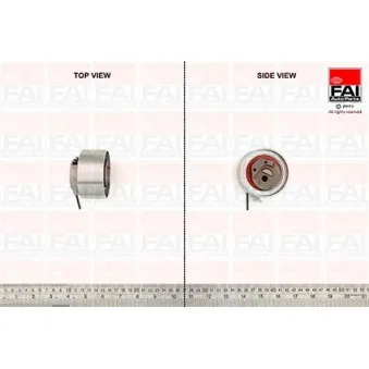 Poulie-tendeur, courroie de distribution FAI AutoParts T1019
