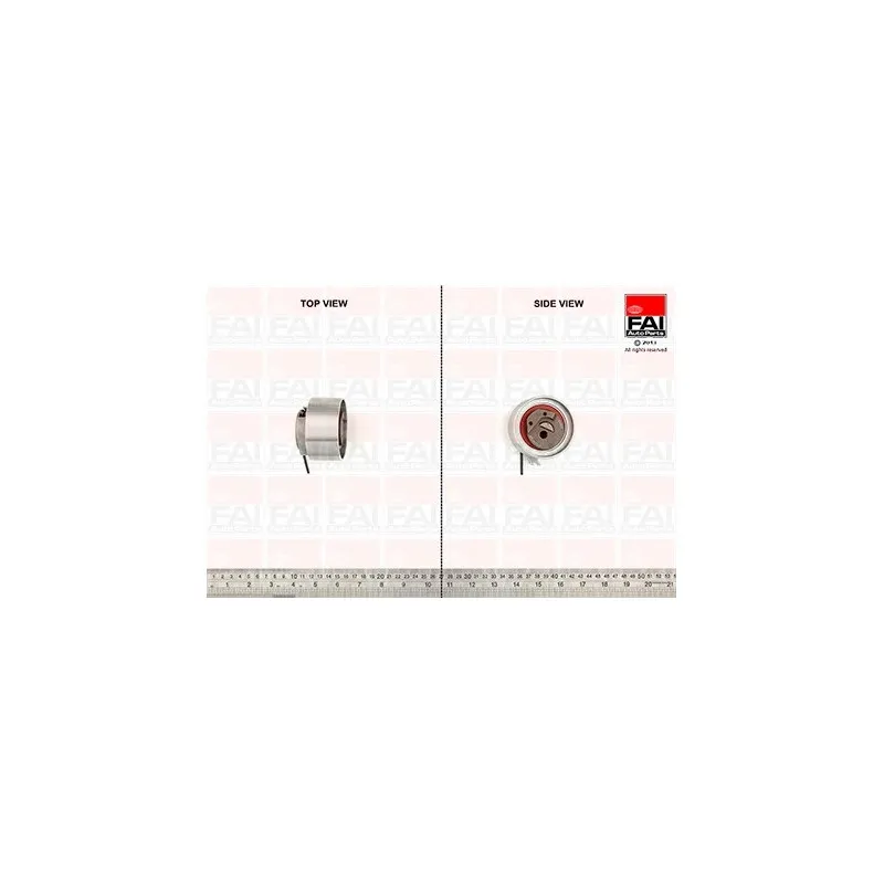 Poulie-tendeur, courroie de distribution FAI AutoParts T1019
