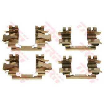Kit d'accessoires, plaquette de frein à disque TRW PFK335