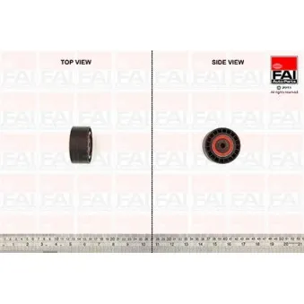 Poulie renvoi/transmission, courroie de distribution FAI AutoParts T1161