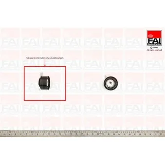 Poulie-tendeur, courroie de distribution FAI AutoParts T1168