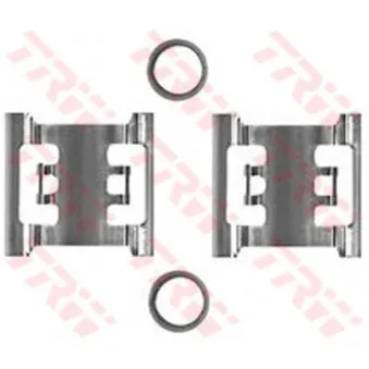 Kit d'accessoires, plaquette de frein à disque TRW PFK340
