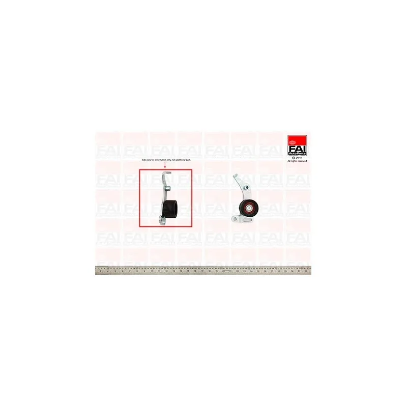Poulie-tendeur, courroie de distribution FAI AutoParts T2933