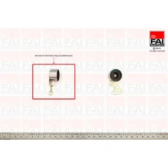 Poulie-tendeur, courroie de distribution FAI AutoParts T3558