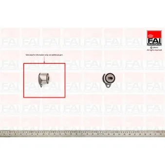 Poulie-tendeur, courroie de distribution FAI AutoParts T6440