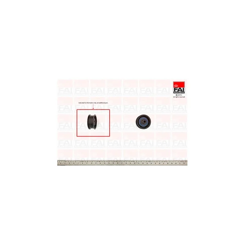 Poulie-tendeur, courroie de distribution FAI AutoParts T6810