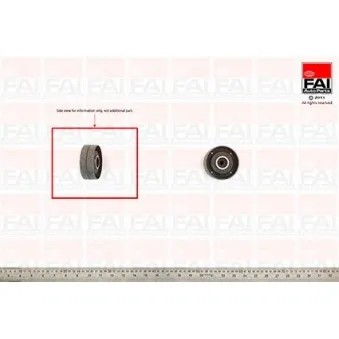 Poulie renvoi/transmission, courroie de distribution FAI AutoParts T6910
