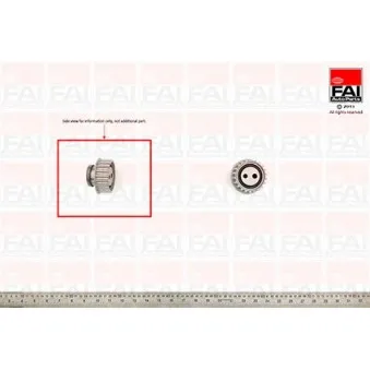Poulie-tendeur, courroie de distribution FAI AutoParts T7611