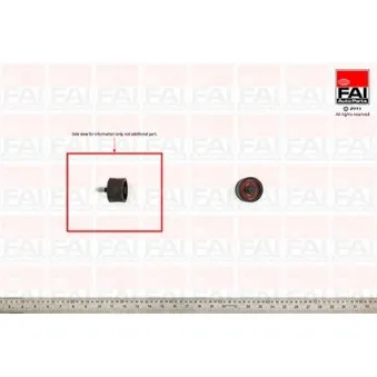Poulie renvoi/transmission, courroie de distribution FAI AutoParts T9247