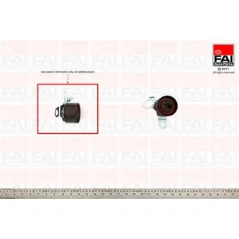 Poulie-tendeur, courroie de distribution FAI AutoParts T9252