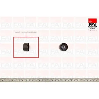 Poulie renvoi/transmission, courroie de distribution FAI AutoParts T9255