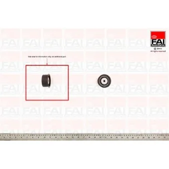 Poulie renvoi/transmission, courroie de distribution FAI AutoParts T9262