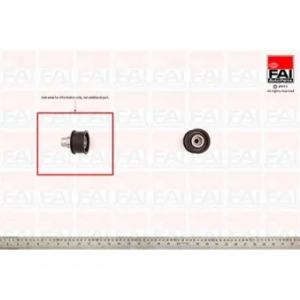 Poulie renvoi/transmission, courroie de distribution FAI AutoParts T9263