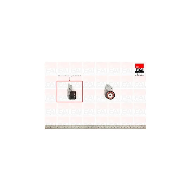 Poulie-tendeur, courroie de distribution FAI AutoParts T9266