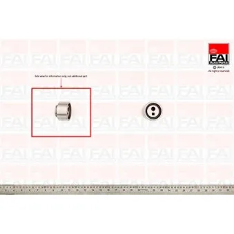 Poulie-tendeur, courroie de distribution FAI AutoParts T9270