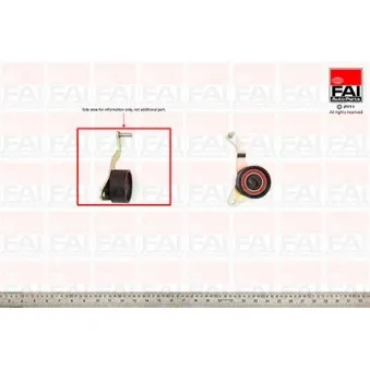 Poulie-tendeur, courroie de distribution FAI AutoParts T9283