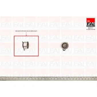 Poulie-tendeur, courroie de distribution FAI AutoParts T9288