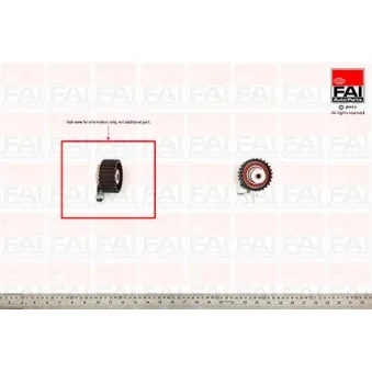 Poulie-tendeur, courroie de distribution FAI AutoParts T9298