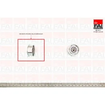 Poulie-tendeur, courroie de distribution FAI AutoParts T9307