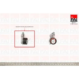 Poulie-tendeur, courroie de distribution FAI AutoParts T9315