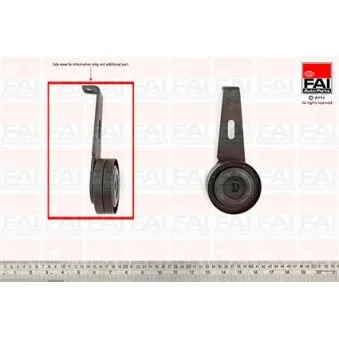 Poulie-tendeur, courroie trapézoïdale à nervures FAI AutoParts T9330