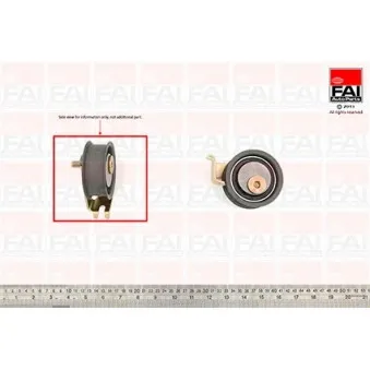 Poulie-tendeur, courroie de distribution FAI AutoParts T9339