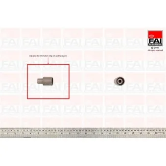 Poulie renvoi/transmission, courroie de distribution FAI AutoParts T9343
