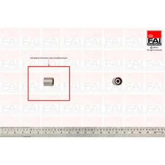 Poulie renvoi/transmission, courroie de distribution FAI AutoParts T9344