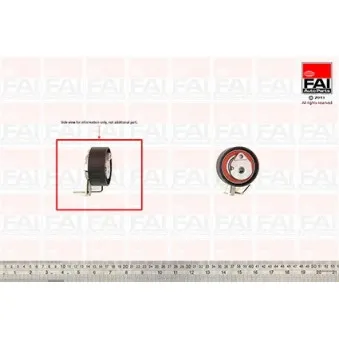 Poulie-tendeur, courroie de distribution FAI AutoParts T9345