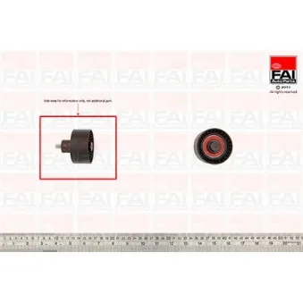 Poulie renvoi/transmission, courroie de distribution FAI AutoParts T9350