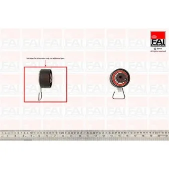 Poulie-tendeur, courroie de distribution FAI AutoParts T9351