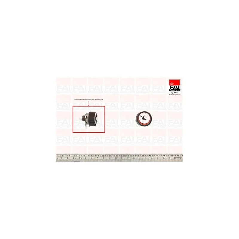 Poulie-tendeur, courroie de distribution FAI AutoParts T9356