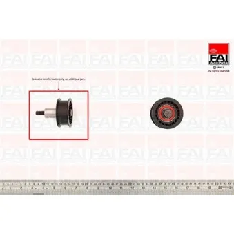 Poulie renvoi/transmission, courroie de distribution FAI AutoParts T9358