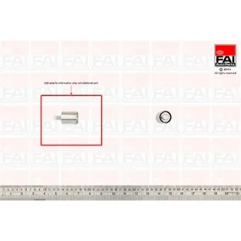 Poulie renvoi/transmission, courroie de distribution FAI AutoParts T9362