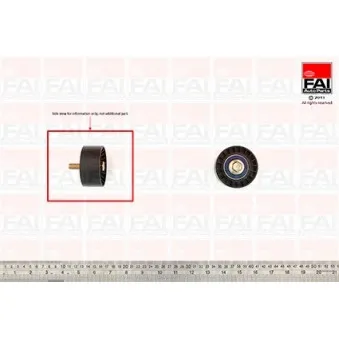 Poulie renvoi/transmission, courroie de distribution FAI AutoParts T9364
