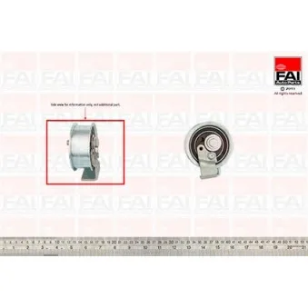Poulie-tendeur, courroie de distribution FAI AutoParts T9365