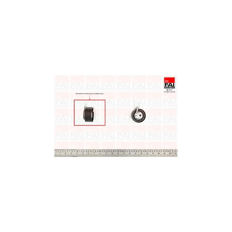 Poulie-tendeur, courroie de distribution FAI AutoParts T9386