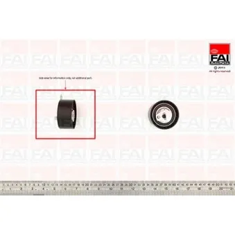 Poulie-tendeur, courroie de distribution FAI AutoParts T9397