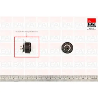 Poulie-tendeur, courroie de distribution FAI AutoParts T9398