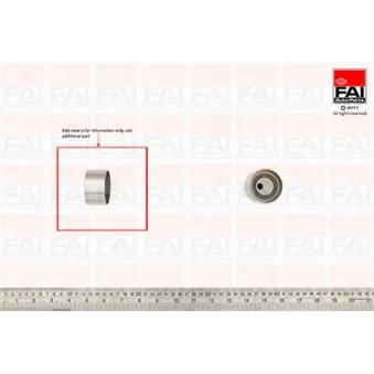 Poulie-tendeur, courroie de distribution FAI AutoParts T9444