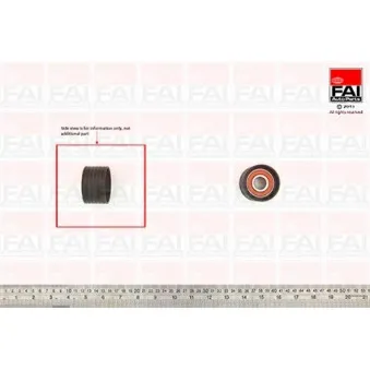 Poulie renvoi/transmission, courroie de distribution FAI AutoParts T9512