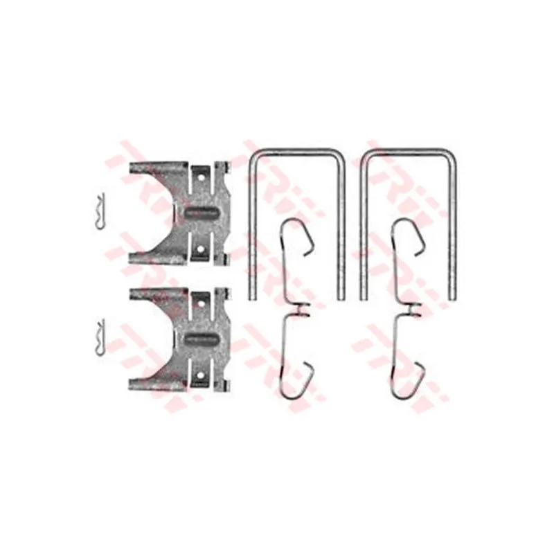 Kit d'accessoires, plaquette de frein à disque TRW PFK355