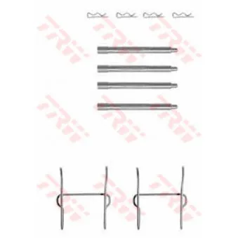 Kit d'accessoires, plaquette de frein à disque TRW PFK357