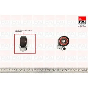 Poulie-tendeur, courroie de distribution FAI AutoParts T9567