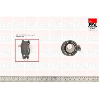 Poulie-tendeur, courroie de distribution FAI AutoParts T9581
