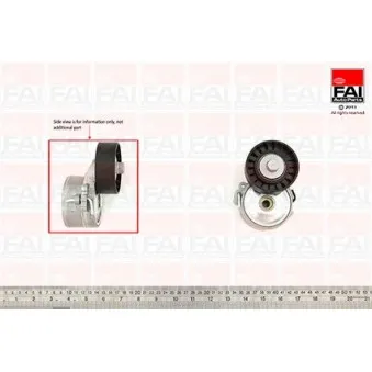 Tendeur, courroie trapézoïdale à nervures FAI AutoParts T9606