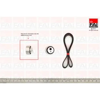 Kit de distribution FAI AutoParts TBK08