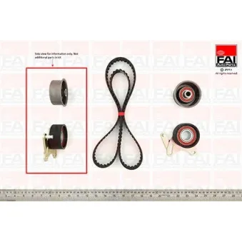 Kit de distribution FAI AutoParts TBK107