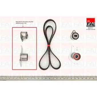 Kit de distribution FAI AutoParts TBK134